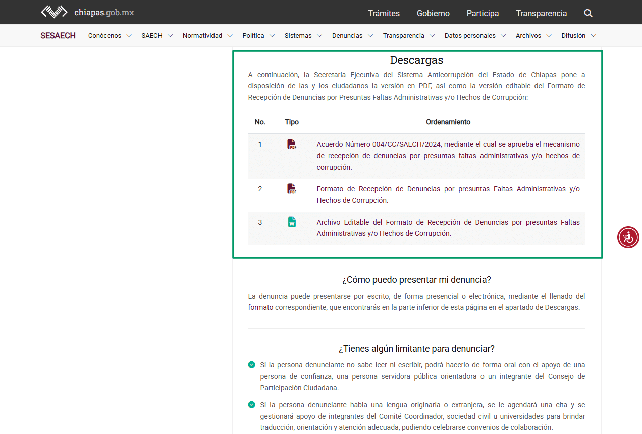 Pasos a seguir