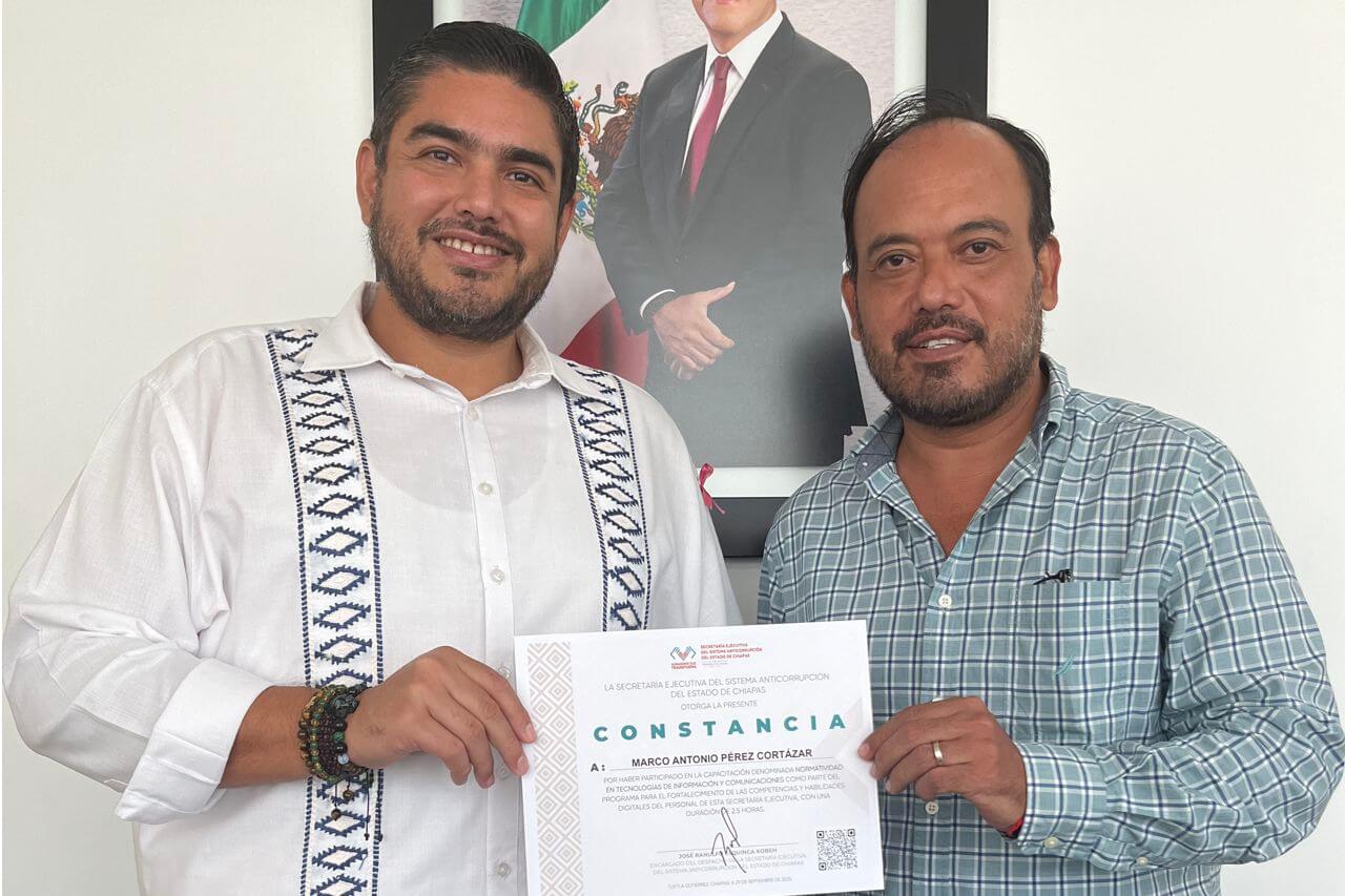 Entrega de Constancias Capacitación: Normatividad en Tecnologías de Información y Comunicaciones