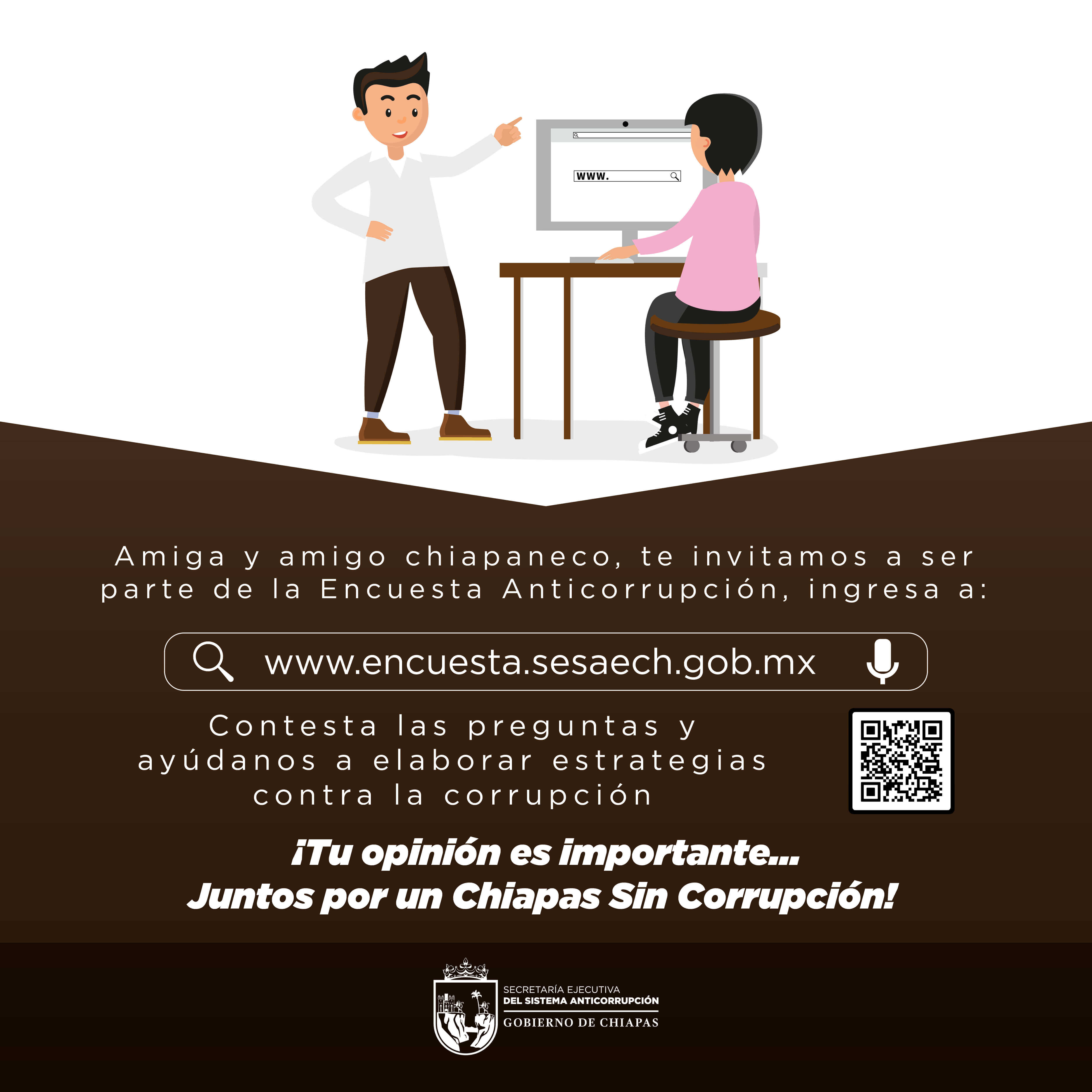 Banner para Facebook de la Encuesta Anticorrupción en Español Banner para Facebook de la Encuesta Anticorrupción en Español