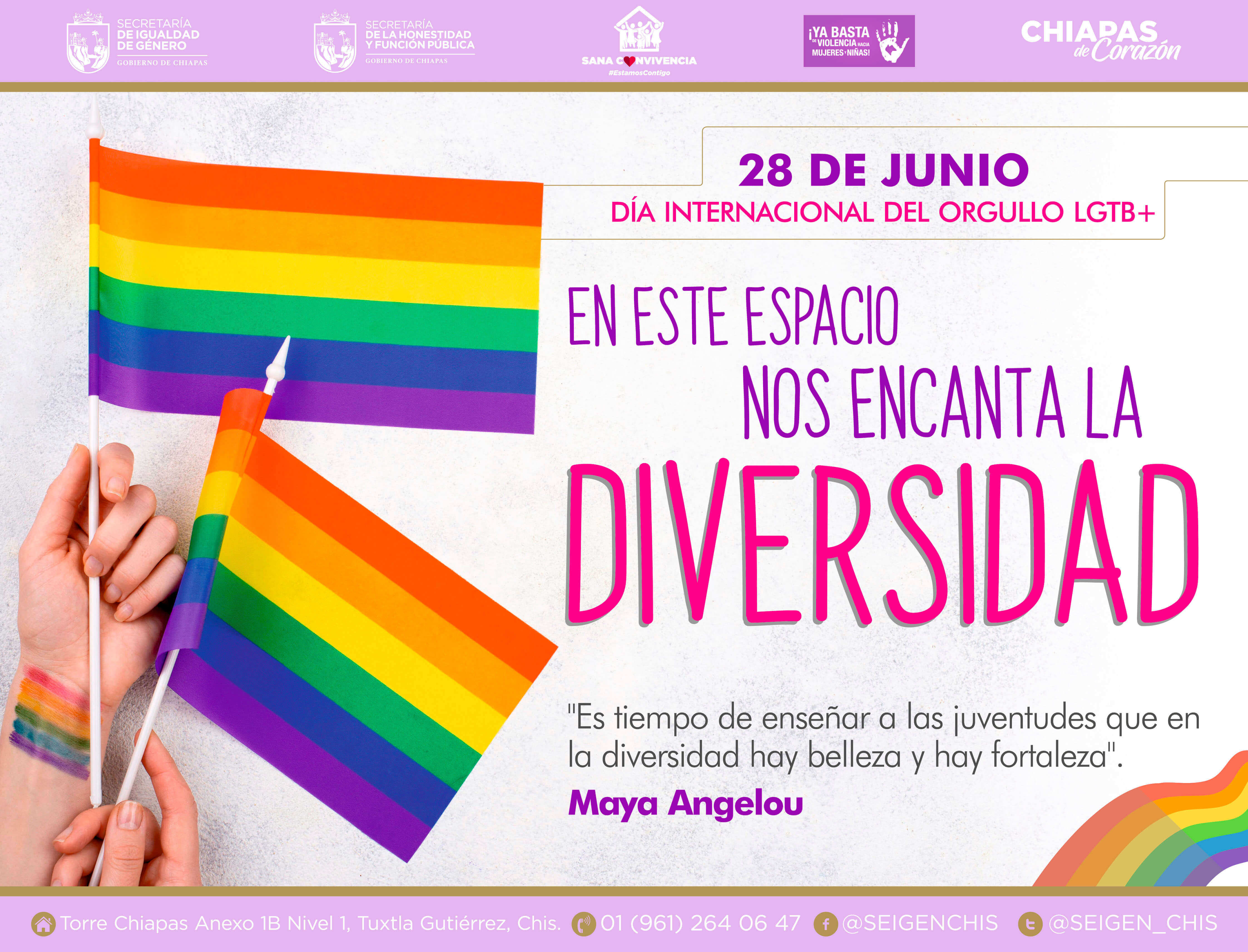 Mes del orgullo LGBT+