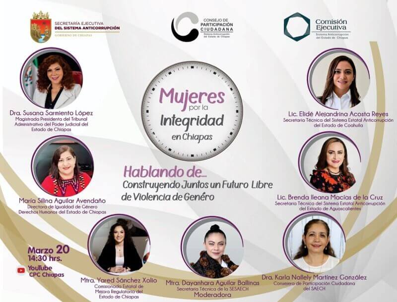 Mujeres por la Integridad en Chiapas, hablando de: Construyendo Juntos un Futuro Libre de Violencia de Género
