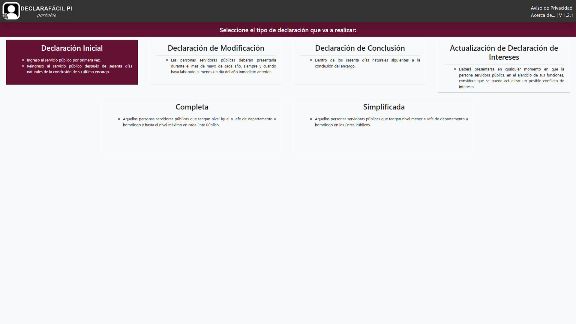 Sistema DeclaraFácil PI Portable