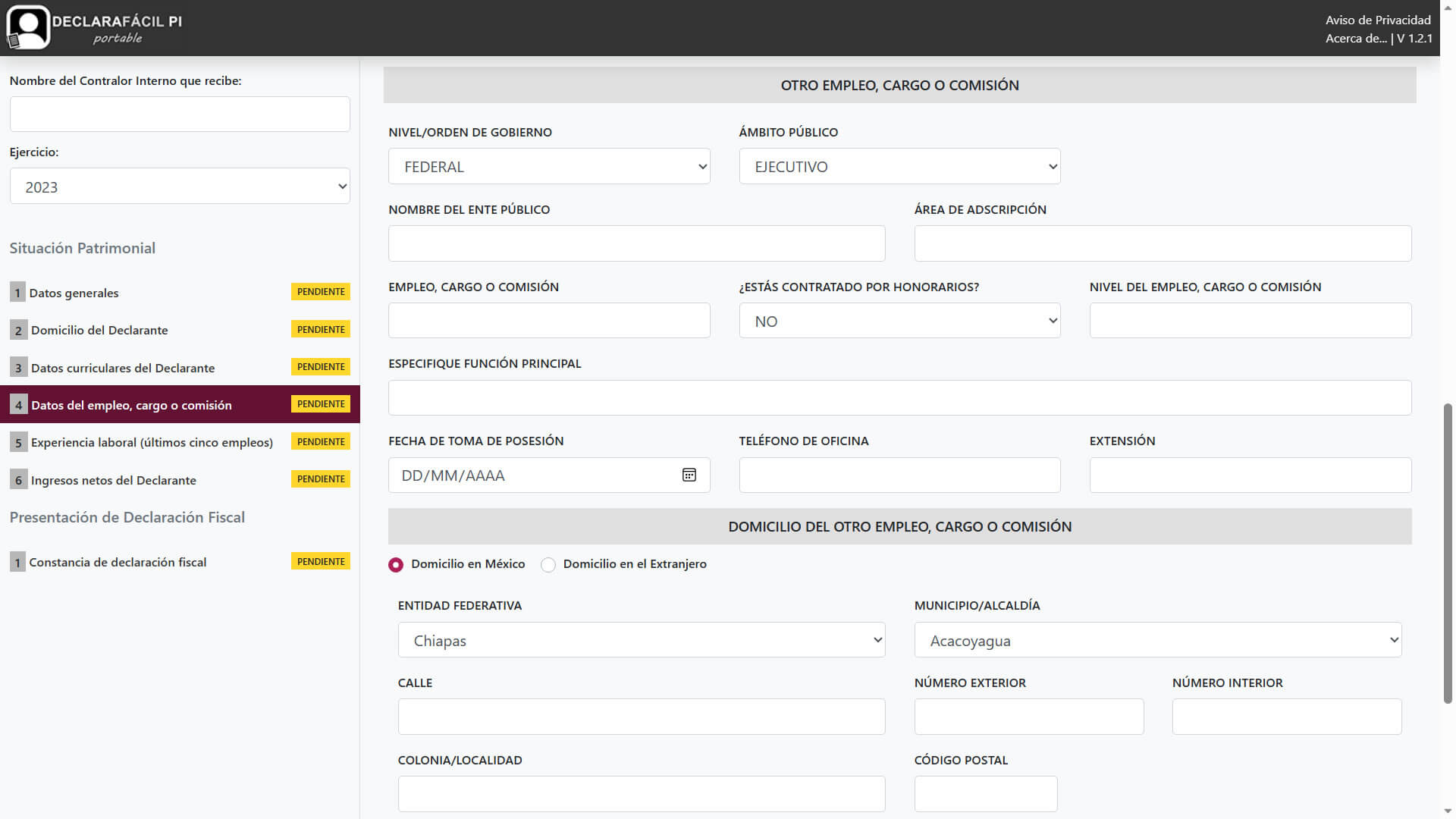 Sistema DeclaraFácil PI Portable