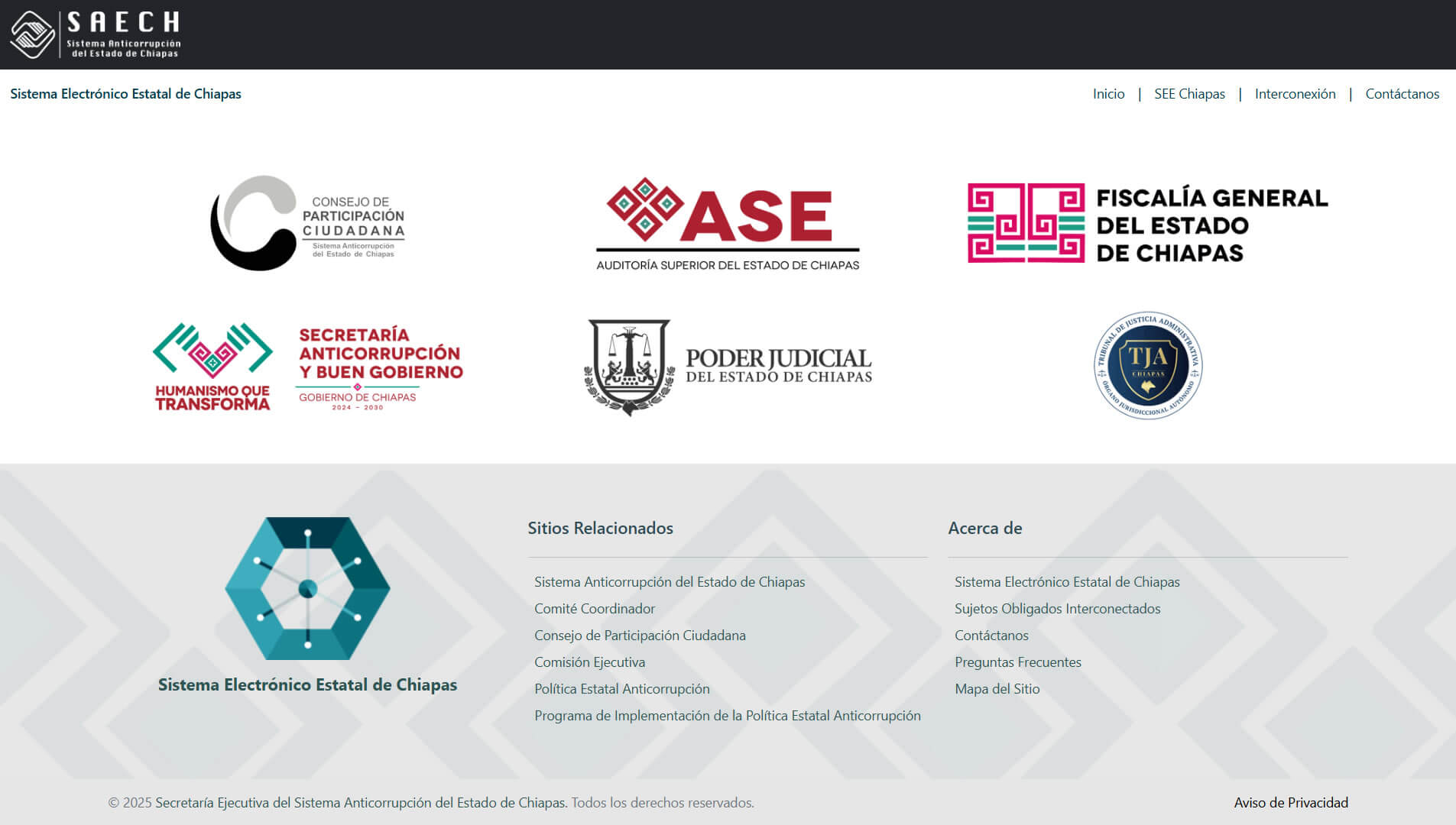 Sistema Electrónico Estatal de Chiapas