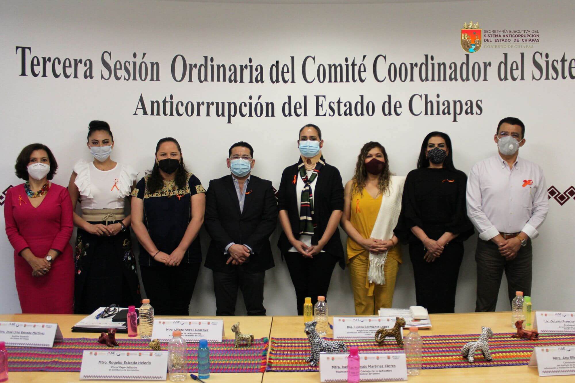 Realizan tercera sesión del Comité Coordinador del Sistema Anticorrupción del Estado de Chiapas