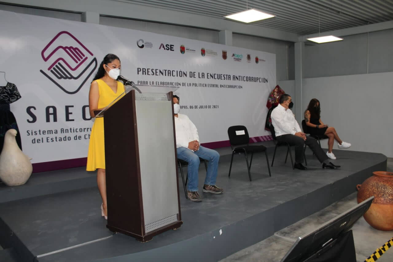 Lanzan encuesta virtual anticorrupción en Chiapas