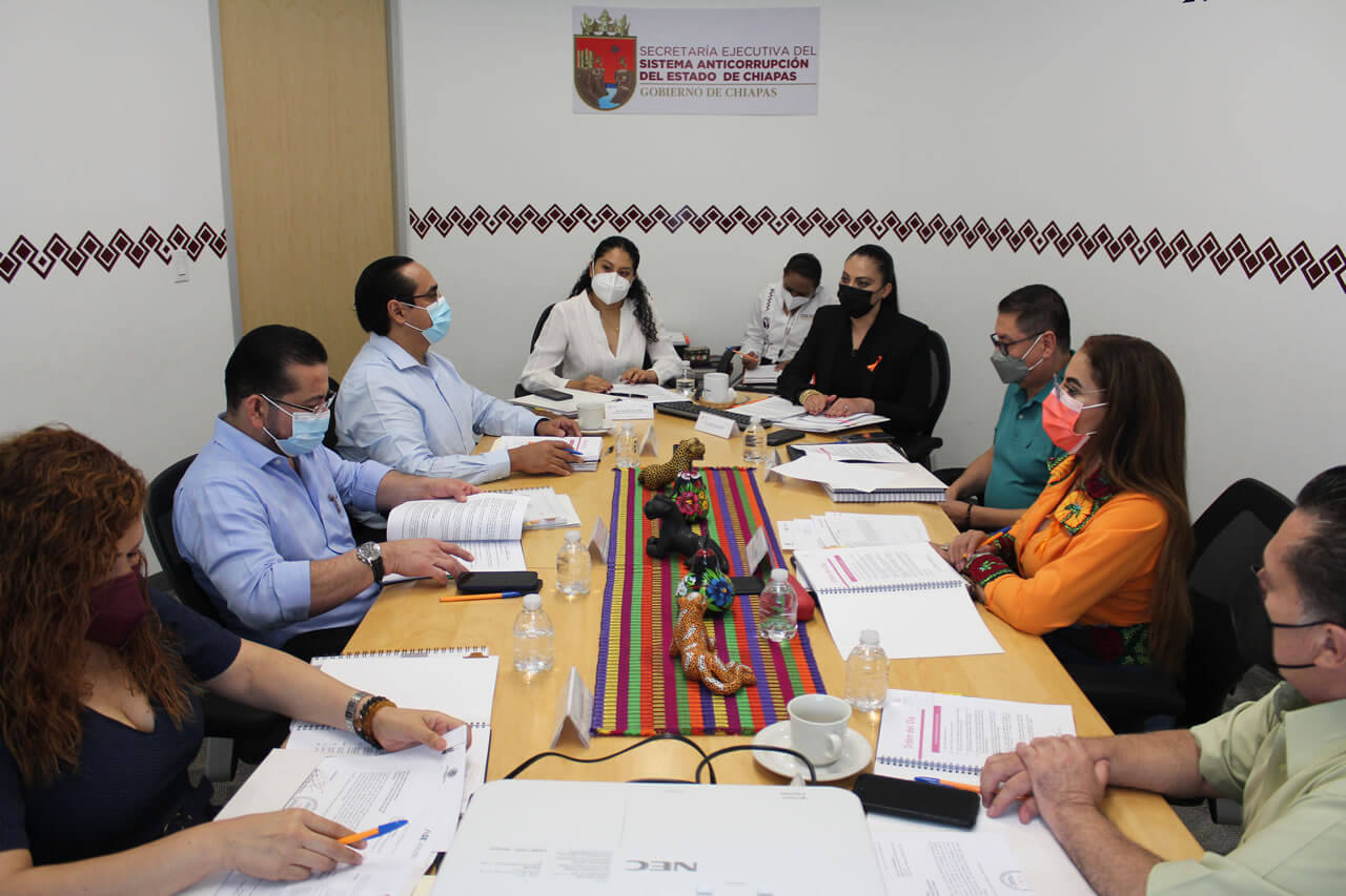 Sesiona el Comité Coordinador del Sistema Anticorrupción del Estado de Chiapas