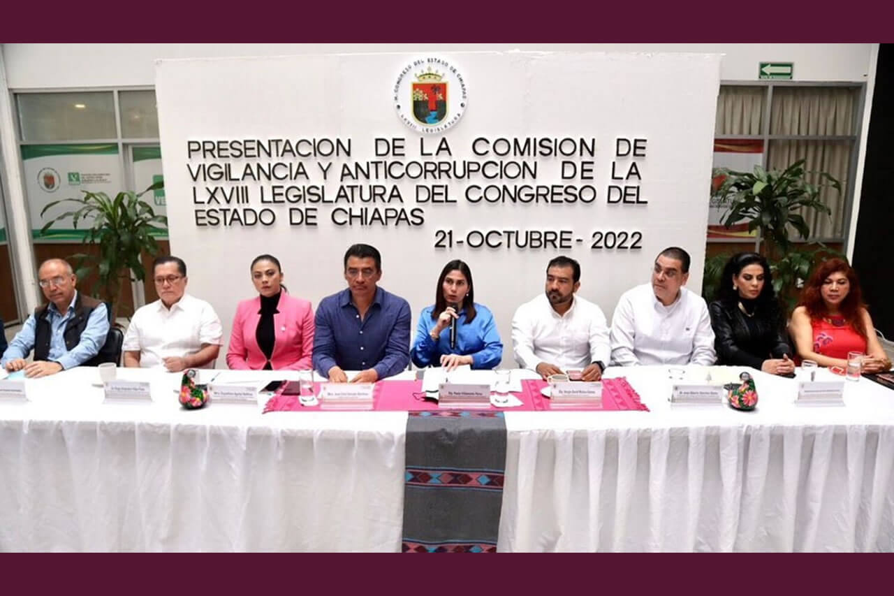 Presentación de la Comisión de Vigilancia y Anticorrupción de la LXVIII Legislatura del Congreso del Estado de Chiapas