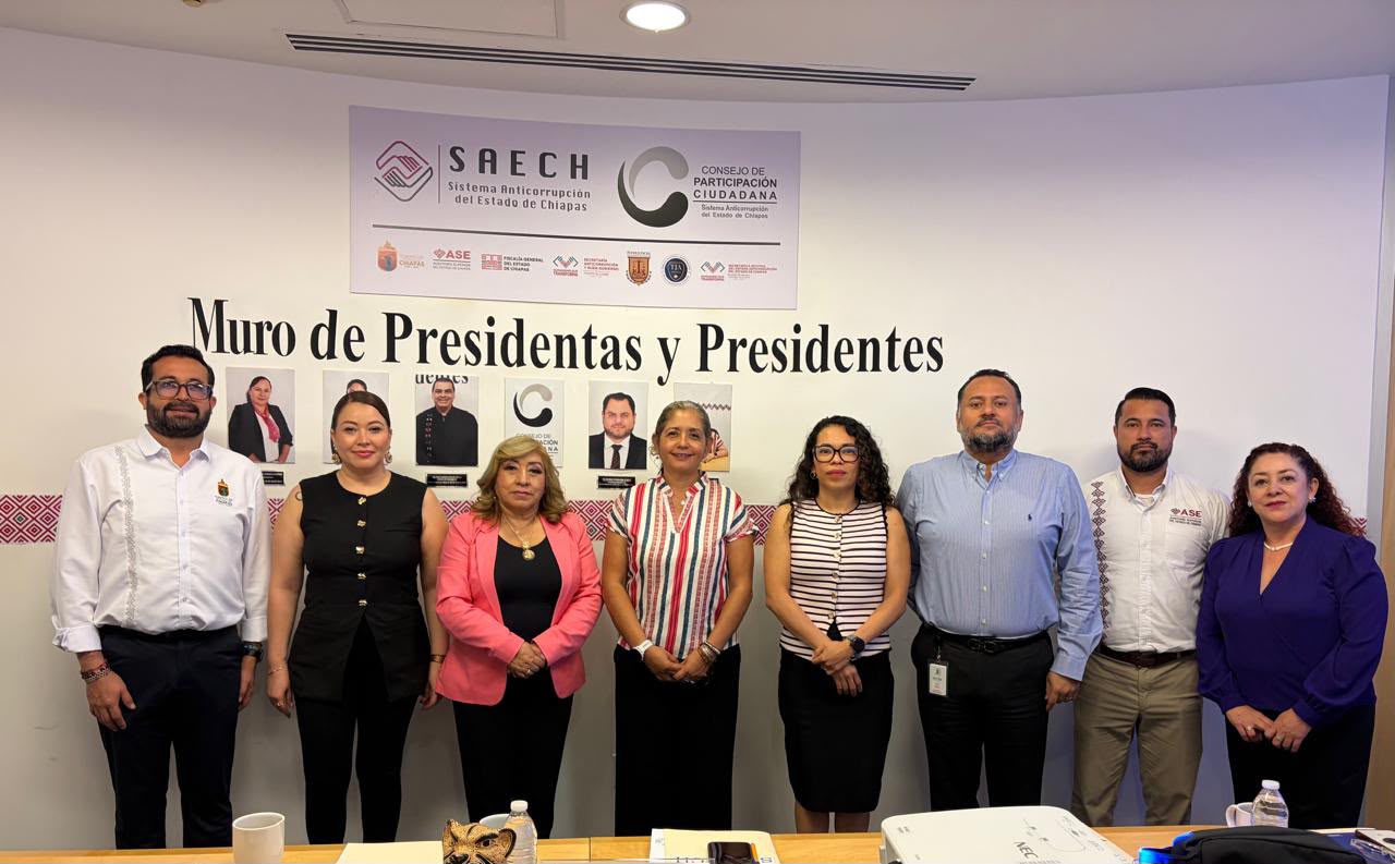 Tercera Sesión Ordinaria del Órgano de Gobierno del Sistema Anticorrupción del Estado de Chiapas