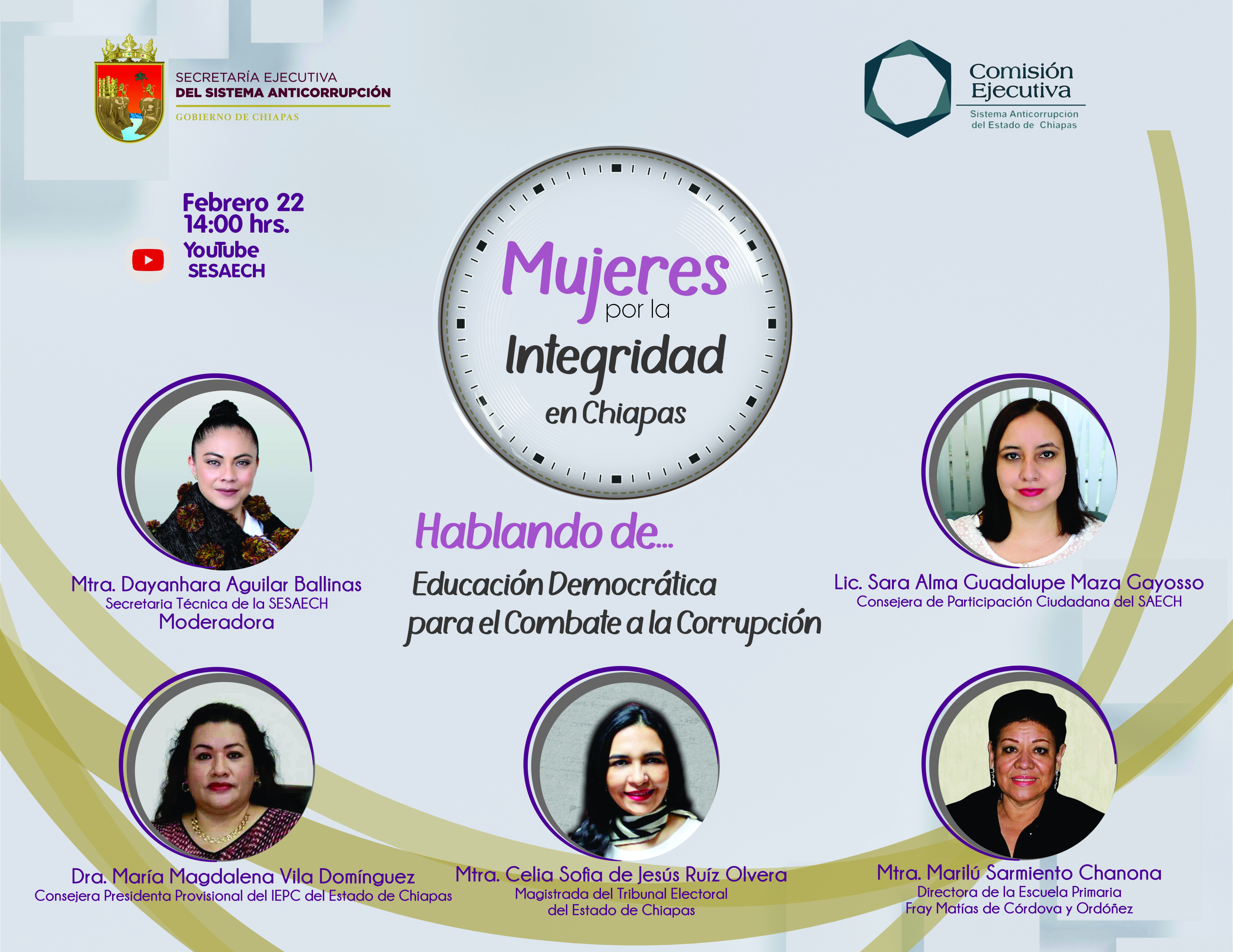 Mujeres por la integridad en Chiapas: hablando de Educación Democrática para el Combate a la Corrupción