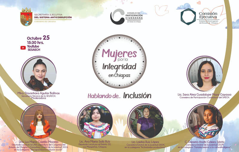 Mujeres por la Integridad en Chiapas, hablando de: Inclusión