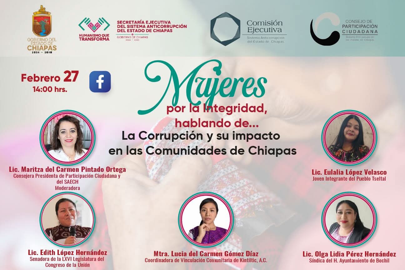Mujeres por la Integridad en Chiapas, hablando de: La Corrupción y su Impacto en las Comunidades de Chiapas